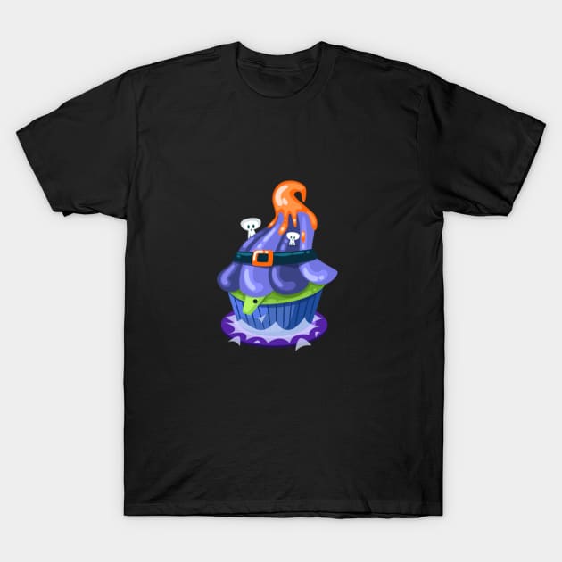 Halloween Bat Cake T-Shirt by Family shirts